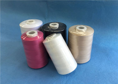 Colorful 100 Spun Polyester Thread Sewing Threads For Shoe / Cloth High Strength