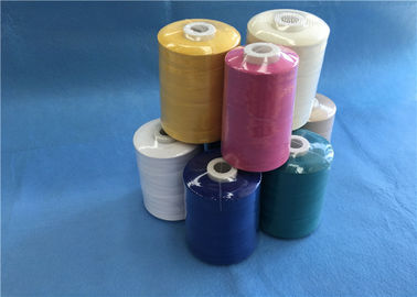 40s/2 Smooth 100 Polyester Sewing Thread For Shoe / Cloth Raw White Or Dyed