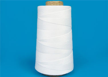 100% Spun Polyetser Bag Closing Thread 10s ~ 20s Raw White with High Strength Polyester Yarn