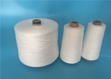 Raw White Bright Pure Polyester TFO Spun Yarn with Knotless and Hairless