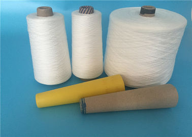 Raw White Bright Pure Polyester TFO Spun Yarn with Knotless and Hairless