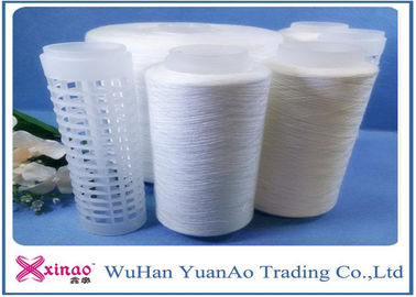 100% Core Spun Polyester Z Twist Yarn For Sewing / Knitting High Strength