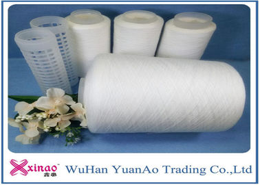100% Core Spun Polyester Z Twist Yarn For Sewing / Knitting High Strength