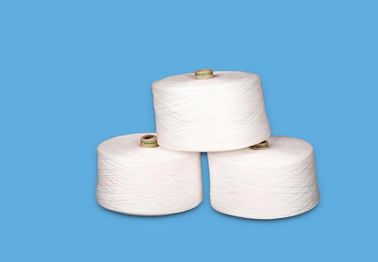  100 Spun Polyester Yarn On Paper Cone , Pure Ring Spun Polyester Yarn 