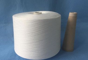 China 50/3 Polyester Semi Dull Recycled Polyester Yarn For Sewing Thread With Paper Cone supplier