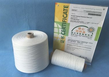 China Polyester Knitting / Weaving / Sewing Yarn , 12/4 20/2 Spun Polyester Sewing Thread supplier