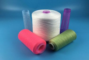 Dyed High Tenacity Polyester Yarn , Spun Polyester Yarn OEKO Certificated 