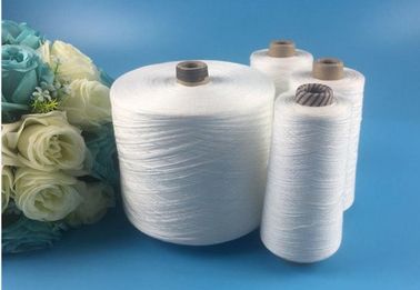 High Tenacity Spun Polyester Yarn Knotless Low Elongation With TFO / Ring Twist Technics