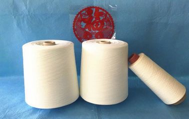 China 40/2 50/3 Semi Dull 100 Polyester Sewing Thread / Industrial Polyester Yarn RAW White Color supplier