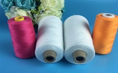 China 100% Polyester Yarn 30s/2 Raw White Polyester Spun Yarns For Garments Sewing supplier
