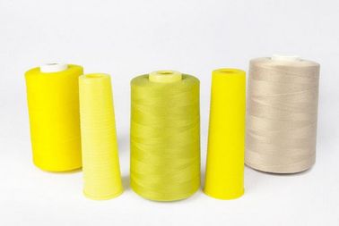 China Low shrinkage 100% Spun Polyester Thread , super bright polyester textured yarn supplier