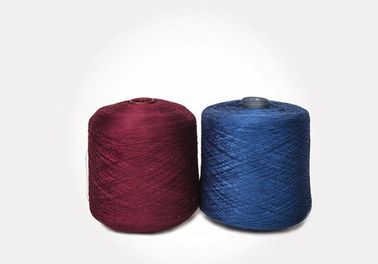 China Comfortable Ring spun dope dyed polyester yarn 30/1 with Stronger Strength supplier