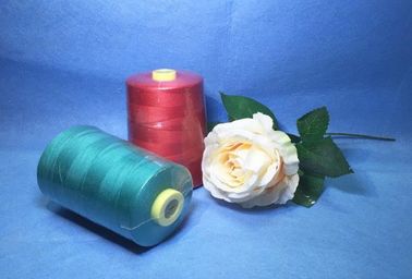 China 402 403 Bright Spun Polyester Thread Eco - Friendly Low Shrinkage Yarn supplier