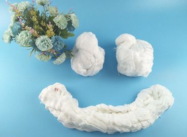 Cina Cincin Virgin Spun Hank Polyester Benang 40/2 50/3 White White Hank Benang pemasok