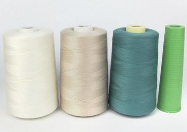 China Bright 100% SPUN Polyester Sewing Machine Thread 40S/2 500M/CONE Spun Polyester Yarn supplier