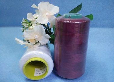 Multi-warna Dicelup 100% Polyester Thread jahit / Spun Polyester jahit Benang pemasok