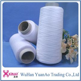 Daur ulang tinggi kegigihan Ring Spun Polyester Benang Proses Manufaktur 1.33D * 38mm pemasok