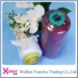 Single / Double Ring Spun Jahit Thread 100% Polyester Thread dengan Custom Color pemasok