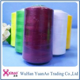 Dicelup jahit Ring Spun Polyester Thread dengan 100% Spun Polyester Fiber Pendek pemasok