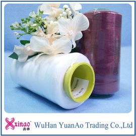 Dicelup jahit Ring Spun Polyester Thread dengan 100% Spun Polyester Fiber Pendek pemasok