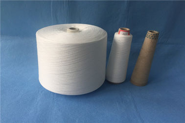 High Strength Bright Ring Spun Polyester Yarn For Sewing Thread , Free Sample supplier