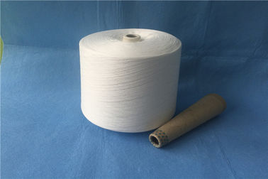 High Strength Bright Ring Spun Polyester Yarn For Sewing Thread , Free Sample supplier