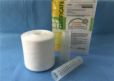 100% Ring Spun Polyester Benang India Benang Jahit Benang Count 40/2 pemasok