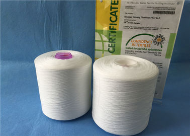 100% Ring Spun Polyester Benang India Benang Jahit Benang Count 40/2 pemasok