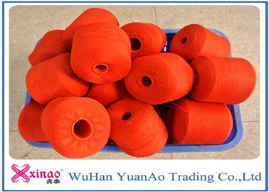 Benang Polyester Benang Berwarna Tercelup / Spun Polyester Benang jahit Eco-Friendly pemasok