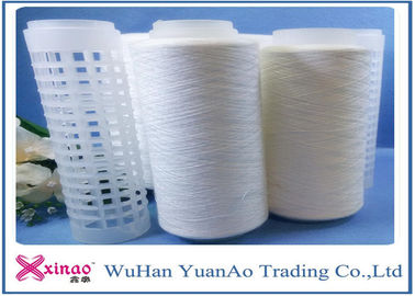 Bakteri Anti Bakteri Putih 100% Spun Polyester Benang Grosir untuk Jahit Ne 50s / 2 pemasok