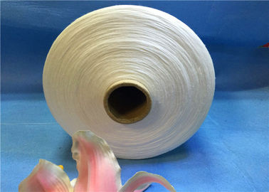 Sewing Machine 100 Polyester Yarn , 40s / 2 Raw White Polyester Ring Spun Yarn supplier