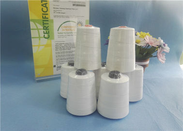 Ring Spun / Tfo Raw White 100% Polyester Bag Closing Thread Untuk Knitting / Sewing pemasok