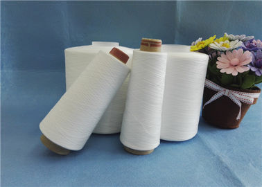 Twist Putih Terang / Semi - Dull Raw Twist Dan Z Twist Benang 100 Benang Polyester Spun pemasok