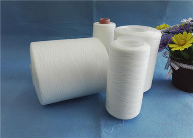 Twist Putih Terang / Semi - Dull Raw Twist Dan Z Twist Benang 100 Benang Polyester Spun pemasok