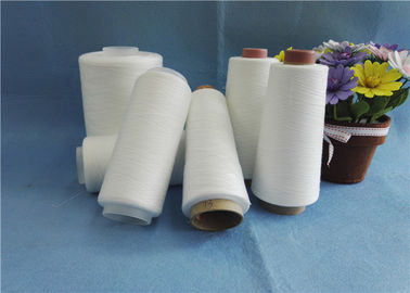 Twist Putih Terang / Semi - Dull Raw Twist Dan Z Twist Benang 100 Benang Polyester Spun pemasok