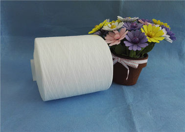 High Tenacity Raw White Cone Spun Polyester Benang 40/2 60/3 Untuk Sprei / Selimut pemasok