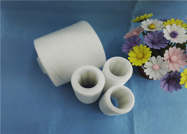 High Tenacity Raw White Cone Spun Polyester Benang 40/2 60/3 Untuk Sprei / Selimut pemasok