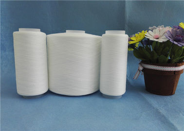 Benang Polyester Benang Putih Pewarna Kotor dengan Standar OEKO - TEX 10s - 80s pemasok