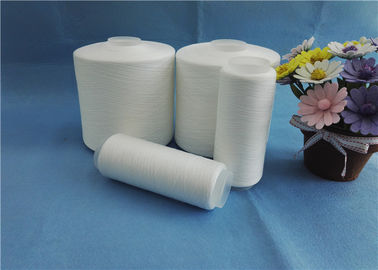 Benang Polyester Benang Putih Pewarna Kotor dengan Standar OEKO - TEX 10s - 80s pemasok