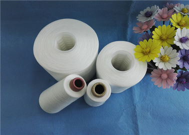 Benang Polyester Benang Putih Pewarna Kotor dengan Standar OEKO - TEX 10s - 80s pemasok