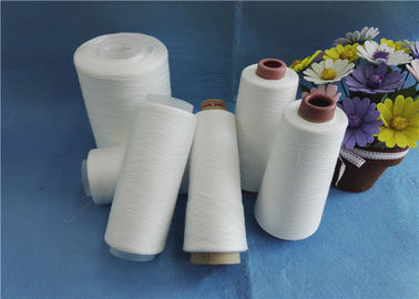 Benang Polyester Benang Putih Pewarna Kotor dengan Standar OEKO - TEX 10s - 80s pemasok