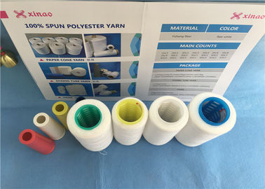 High Tenacity Semi Dull 42/2 Spun Polyester Benang / TFO Spun Polyester Sewing Thread pemasok