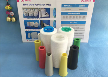 High Tenacity Semi Dull 42/2 Spun Polyester Benang / TFO Spun Polyester Sewing Thread pemasok