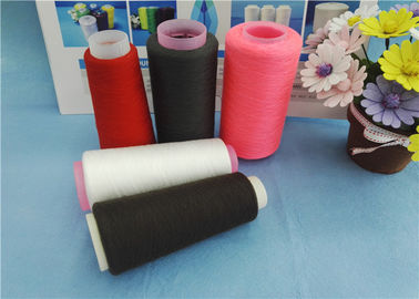 Kualitas Tinggi 100% Dicelup Polyester Spun Yarn Ne 40s / 2 untuk Garmen Garmen pemasok