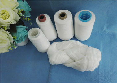 Benang Berserat 100% Polyester untuk benang jahit dengan kekuatan tinggi pemasok