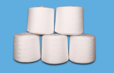 Dyeing Tube Plastik 60s / 3 Raw White 100% Virgin Spun Polyester Bright Yarn pemasok