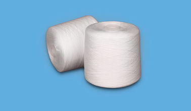 Dyeing Tube Plastik 60s / 3 Raw White 100% Virgin Spun Polyester Bright Yarn pemasok