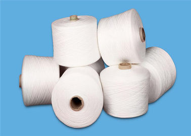 Putih Mentah 100% Virgin Spun Polyester Bright Paper Cone Benang Hitung 40s / 2 pemasok