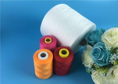 OEKO-TEX 100% Virgin Spun Polyester Benang Putih Baku Pada Cone Kertas Untuk Jahit Thread pemasok