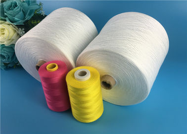 Knot Putih Putih Kurang 40s / 2 40s / 3 Spun Polyester Benang 100% Untuk Jahit Thread pemasok